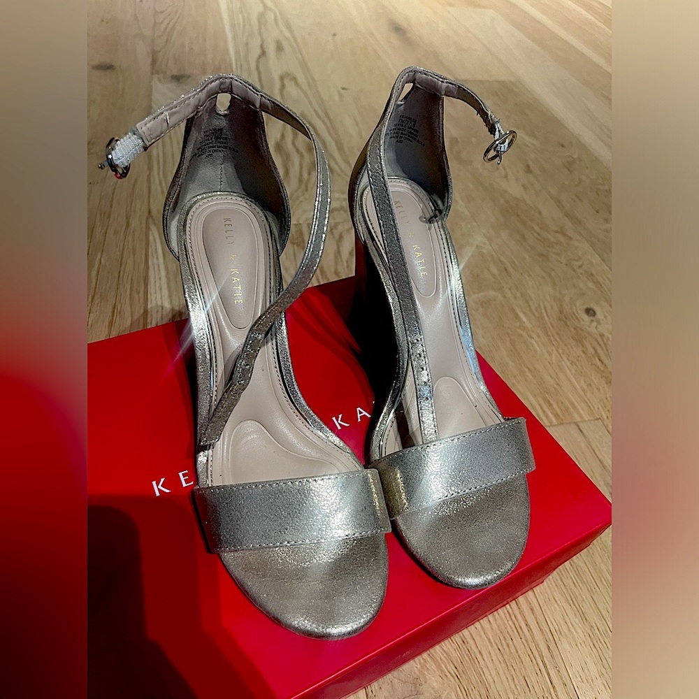 Kelly & Katie Sparkling Gold Heels